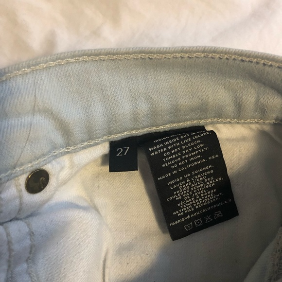 Jbrand jean shorts. light blue - Picture 3 of 4